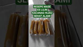 RESEPE MASE ES LILIN KACANG HIJAU SEHAT ALAMI #avumado #food #cookingfood #kuliner #bayam #resep