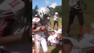 Dylan with the hard count!! #davidonthedaily #youtubeshorts #8u #popwarner #youthfootball #duval