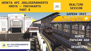 KERETA API JOGLOSEMARKERTO 2023 KROYA - YOGYAKARTA | PART 5 | TRAINZ SIMULATOR 2022 INDONESIA