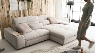 Ecksofa SO 1200 von set one by Musterring mit Kopfteil- und Sitztiefenverstellung