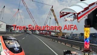 Como se aprecia el avance del tren Suburbano al AIFA en el municipio de TULTEPEC?