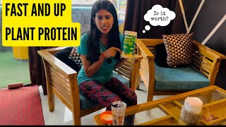 Plant Protein Review|| Vegan Protein Powder|| Fast & Up