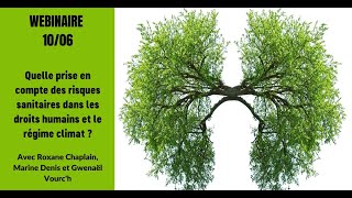 Webinaire - Droit de la santé, droits fondamentaux et changement climatique