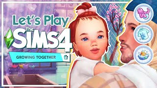 This is an Intense Infant? 🌸 Let's Play Growing Together in #TheSims4 ✨EP #5