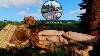 Ukrainian sniper hiding killed many Russian soldiers - Arma 3