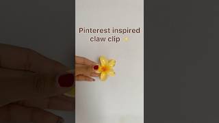 Cute mini claw style ✅ #clawclipstyle #flowerclip #shortsvideo #ytshortsvideo #exploremore