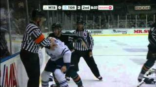 Feb 26 2011  Toronto Marlies Highlights Aaron Voros