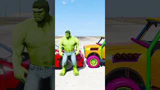 GTA V : HULK VS BLACK PANTHER MATCH, WHO IS RICHER 🤑 #shorts #gta5