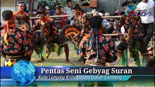 Kuda Lumping Krida Budaya Desa Seling Sambeng Gelar Pentas Seni Gebyag Suran