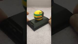 Capacete Ayrton Senna 1/8 Minichaps #ayrtonsenna #formula1 #musicaayrtonsenna #temadavitoriaayrtonse