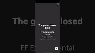 Bruh The experimental servers shut down :(