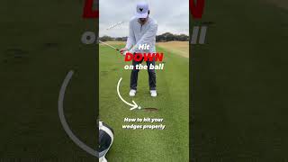 How I hit my wedges