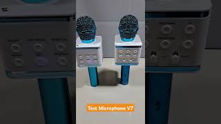 TEST SUARA MICROPHONE WIRELESS V7 #micbluetooth #microphone  #mic