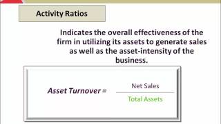 Dealership Financial Ratios - Asset Turnover