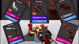 The 2024 Halloween Event. Buying Vampires Axe and more in Roblox MM2