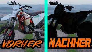 Supermoto Umbau KTM EXC 500 I Teil 1