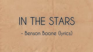 In the star - Benson Boone (lyrics)