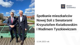 Krzysztof Kwiatkowski i Wadim Tyszkiewicz, Spotkanie z mieszkańcami Nowej Soli 12.04.2023