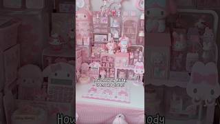 My Melody themed room is so cute 🩷🎀 #hellokitty #sanrio #cinnamoroll #pink #sanriogirl #kuromi