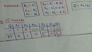 How to Find inverse modulo in cryptography | Numerical to find inverse modulo | {HINDI}