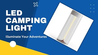 Illuminate Your Adventures: Rechargeable LED Camping Night Light #camping #campinglife