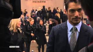 David Gandy - Burberry Show (08/01/2014)