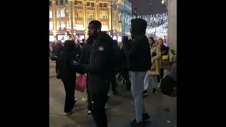 MIGHTY SOLDIERS IN CHRIST PREACHING, Oxford Circus 🎪!