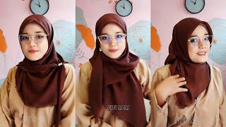 3 TUTORIAL HIJAB SQUARE SAUDIA MUDAH CEPAT DAN CANTIK