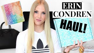 ERIN CONDREN LIFE PLANNER 2017 - 2018 UNBOXING & HAUL | Nikita Alexandria