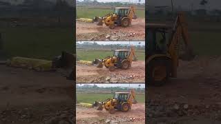 JCB Backhoe | Building Basement Work | Jcb Video | Shorts