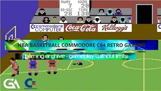 Commodore C64 NBA ALL AMERICAN BASKETBALL 1992 Retro Gameplay Teaser Arcade Style Retro Gaming