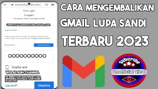 Cara Mengembalikan Gmail Yang Hilang Nomer Hp 2023 || Versi Unofficial Viral