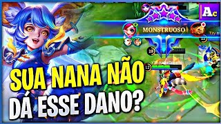 NANA NÃO TEM DANO? BORA JOGAR DO JEITO CERTO ! | Mobile Legends: Bang Bang