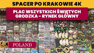 Spacer po Krakowie - Plac Wszystkich Świętych - ul. Grodzka - Sklepy na Grodzkiej - Rynek Główny KRK