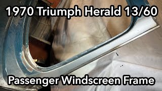 1970 Triumph Herald 13/60 | Part 4 | Windscreen A Pillar Repairs and Making Another Gutter