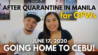 Going Home to the PH as OFWs | Manila to Cebu Process (Bisaya)