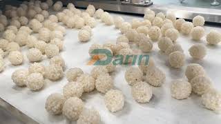 Rice Ball Making Machine/Snacks Bar Forming Machine/How It's Made Rice Balls/Crispy Ball Former