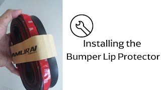 Installation for Bump Lip Protector