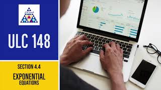 Exponential Equations (Section 4.4)