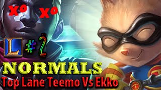 League of Legends - Live Stream 2 - Normals Teemo Vs Ekko