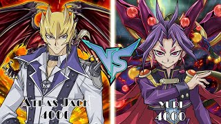 YURI VS JACK (ARC-V) | ATLAS JACK VS YURI | Accurate Anime Deck | EDOPRO