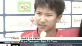 Singapore Asian Youth Games Team on Channel News Asia - 5 July 2009