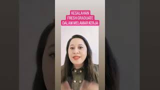 Kesalahan Fresh Graduate Mengirim Lamaran #suratlamaran #duniakerja #freshgraduates #interviewtips