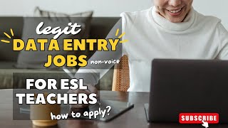 LEGIT DATA ENTRY JOBS IN 2022 | TYPING JOBS FOR ESL TUTORS | Liezel Oh #onlinejobs #workfromhome