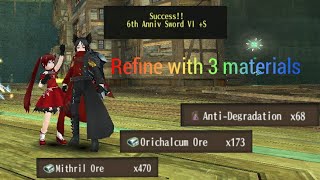 How to refine with 3 materials - TORAM ONLINE