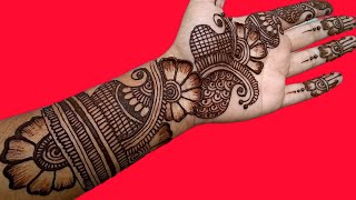 Beautiful front Hand Mehndi Design|Arabic shaded Mehndi Design|Henna Arabic Mehndi Design|#mehndi