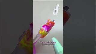 Дизан-растекашка #дизайнногтей #nails #маникюр #ногти #nailart