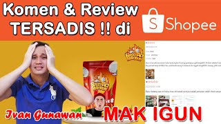 Sellernya Sesat Nih ! Jajanan MAK IGUN Rating Terburuk Komen Terlucu di Shopee | VIX Tv Review Sadiz