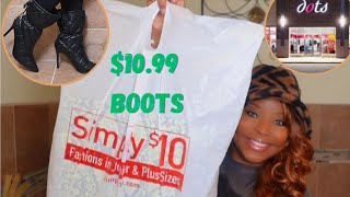 $10.99 BOOT HAUL| Who Remembers DOTS Clothing Store? 👀