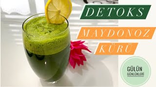 MAYDONOZ LİMON KÜRÜ | DETOKS ZAYIFLAMA KÜRÜ - KİLO VER - YAZA HAZIRLIK İÇİN BU TARİFİ DENEYİN :)